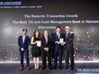 Vietcombank nhận 2 giải thưởng do The Asian Banker trao tặng
