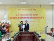 Bổ nhiệm Vụ trưởng Vụ Tổ chức - Cán bộ, Văn phòng Quốc hội