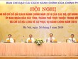 Công bố 2 chỉ số quan trọng về cải cách hành chính