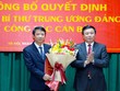 Công bố quyết định của Ban Bí thư TW Đảng về công tác cán bộ