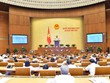 Quốc hội tiến hành phê chuẩn bổ nhiệm nhân sự; thảo luận 2 dự án luật