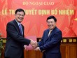 Phó Thủ tướng trao quyết định bổ nhiệm Trợ lý Bộ trưởng Ngoại giao