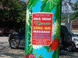 Doanh nghiệp tại Cao Bằng bị phạt 40 triệu đồng vì dán quảng cáo trên cột điện