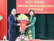 Bà Nguyễn Thị Bích Nhiệm giữ chức Chủ tịch Hội Liên hiệp Phụ nữ tỉnh Yên Bái