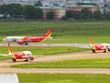 Nhiều chuyến bay Vietjet phải chuyến hướng do thời tiết xấu