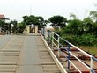 Xây cầu vĩnh cửu thay thế cầu phao Sông Hóa