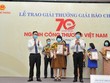 Báo Đầu tư đạt Giải C báo chí 70 năm ngành Công Thương