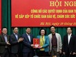 Công bố quyết định tổ chức, nhân sự của Ban Thường vụ Thành ủy Hà Nội