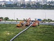 Đường ống 'khủng' dài 370 m vượt sông Hàn