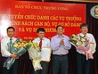 Ba thí sinh trúng tuyển Vụ trưởng của Ban Tổ chức Trung ương