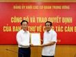 Triển khai quyết định của Ban Bí thư Trung ương Đảng về công tác cán bộ
