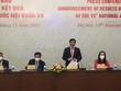 Đang chuẩn bị 7 nội dung của kỳ họp Quốc hội chuyên đề cuối năm nay