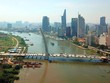 Toàn cảnh cầu dây văng nối TP. HCM và TP. Thủ Đức trước ngày khánh thành