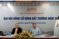 Ông Nguyễn Hồ Hưng Chủ tịch HĐQT APG chủ tọa tổ chức ĐHCĐ bất thường