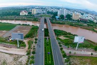 Sông Đăk Bla, thành phố Kon Tum - Ảnh: HTL