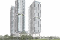 Một góc Khu cao tầng – Phân khu số 4, Khu Đô thị du lịch sinh thái Nhơn Hội, Bình Định