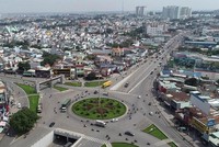 Một góc thành phố Biên Hòa, tỉnh Đồng Nai.