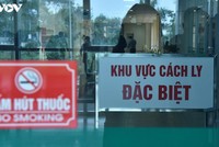 Khu vực cách ly tại BV Bệnh Nhiệt đới T.Ư cơ sở 2.