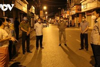 Cơ quan chức năng lập chốt phong toả tại khu vực bệnh nhân L.H.Đ.A sinh sống.