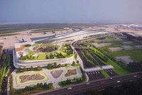 Phối cảnh Nhà ga T3 sân bay Tân Sơn Nhất, một trong những dự án trọng điểm của ACV dự kiến khởi công trong năm 2021.