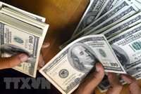 Đồng 100 USD. (Ảnh: AFP/TTXVN).