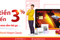 Tận hưởng hàng loạt ưu đãi cực chất mỗi ngày khi sử dụng thẻ đồng thương hiệu HDBank Vietjet Classic