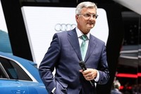 CEO Audi - Rupert Stadler trong một sự kiện của công ty. Ảnh:DW