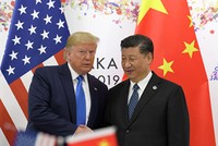 Tổng thống Mỹ Donald Trump và Chủ tich Trung Quốc Tập Cận Bình. Ảnh: AP.