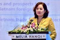 Phó Thống đốc Ngân hàng Nhà nước Việt Nam Nguyễn Thị Hồng phát biểu tại Diễn đàn
