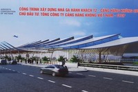 Nhà ga hành khách T2, CHKQT khi hoàn thành sẽ mang màu tím Huế đặc trưng - một màu sang trọng, quyến rũ