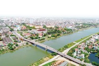 TP. Thái Bình đang mở rộng cả hai bờ Trà Lý, phấn đấu lên đô thị loại I trực thuộc tỉnh.