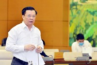 Bộ trưởng Bộ Tài chính Đinh Tiến Dũng. (Ảnh: Trọng Đức/TTXVN)