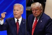 Nếu muốn chiến thắng Biden và có nhiệm tổng thống kỳ thứ 2 ở Nhà Trắng, ông Donald Trump (bìa phải) sẽ phải gồng mình kiếm phiếu đại cử tri hơn nữa so với cuộc bầu cử năm 2016. Ảnh: AFP
