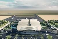 Một phương án thiết kế sân bay Quảng Trị. (Ảnh: Tâm Anh).