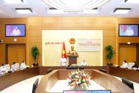 Hội nghị về công tác phối hợp giữa Ủy ban Thường vụ Quốc hội và Đoàn Chủ tịch Ủy ban Trung ương MTTQ Việt Nam, chiều 16/7.