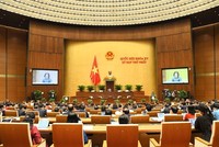 Phiên khai mạc kỳ họp thứ nhất, Quốc hội khoá XV. (Ảnh Quochoi.vn)