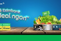 Dùng thẻ Eximbank nhận "Deal ngon" tại Grap