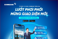 Eximbank Mobile Banking thay đổi giao diện mới