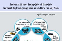 12 thị trường cung cấp ô tô nguyên chiếc vào Việt Nam: Sự bứt phá của Indonesia