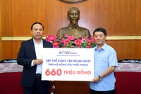 Kosy Group quyên góp 660 triệu đồng hỗ trợ khắc phục lũ lụt miền Trung