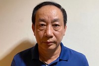 Ông Nguyễn Hồng Trường tại cơ quan công an. Ảnh: Bộ Công an