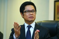 Ông Vũ Tiến Lộc, Chủ tịch Phòng Thương mại và Công nghiệp Việt Nam.