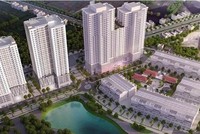 Hà Nội yêu cầu ưu tiên tận dụng đất ven hồ và các khoảng trống hình thành trong quá trình cải tạo, tái thiết đô thị để dành cho cây xanh, thảm cỏ. (Ảnh: TTXVN).