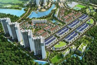 Dự án được phát triển theo mô hình khu đô thị sinh thái ở TP. Vinh (Nghệ An). Ảnh phối cảnh.