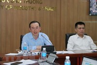 Ông Phan Văn Chinh, Cục trưởng Cục Xuất nhập khẩu, Bộ Công Thương trao đổi thông tin tại buổi làm việc. (Ảnh: Xuân Anh/TTXVN)