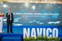 Ông Doãn Tới, Tổng giám đốc Công ty Nam Việt chia sẻ tại ĐHCĐ thường niên 2022.