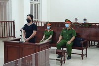 Bị cáo tại tòa.