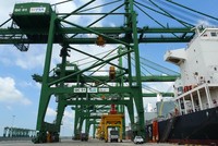 Cảng SP-PSA là cảng container nước sâu đầu tiên của khu vực Cái Mép - Thị Vải. (Ảnh: SP-PSA).