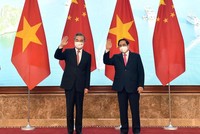 Thủ tướng Phạm Minh Chính tiếp Bộ trưởng Ngoại giao Trung Quốc Vương Nghị chiều 11/9 (Ảnh: BNG)