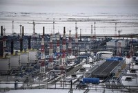 Một cơ sở khai thác dầu ở bán đảo Yamal thuộc vùng Tây Bắc Siberia của Nga. (Ảnh: AFP/TTXVN)